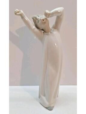 LLADRO, Boy Stretching Yawning, # 4.870 Porcelain Figurine Made In Spain